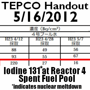 Tepco Data Reveals Nuclear Meltdown In Reactor 4 Spent Fuel Pool