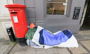 Deaths of UK homeless people more than double in five years