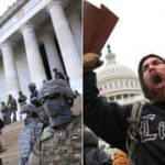 Maga v BLM: how police handled the Capitol mob and George Floyd activists â in pictures