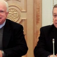 Warmonger is back : McCain to Obama: Send arms to Ukraine
