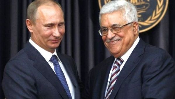 Abbas, Putin Meet to Discuss Israel-Palestine Peace Process