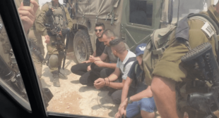 Israeli Soldiers Arrest Seven Journalists Covering Peaceful West Bank Protest