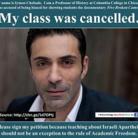 Professor's class gets canceled because his view is not Pro-Israel
