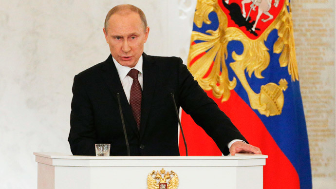 Putin: Crimea similar to Kosovo, West is rewriting its own rule book